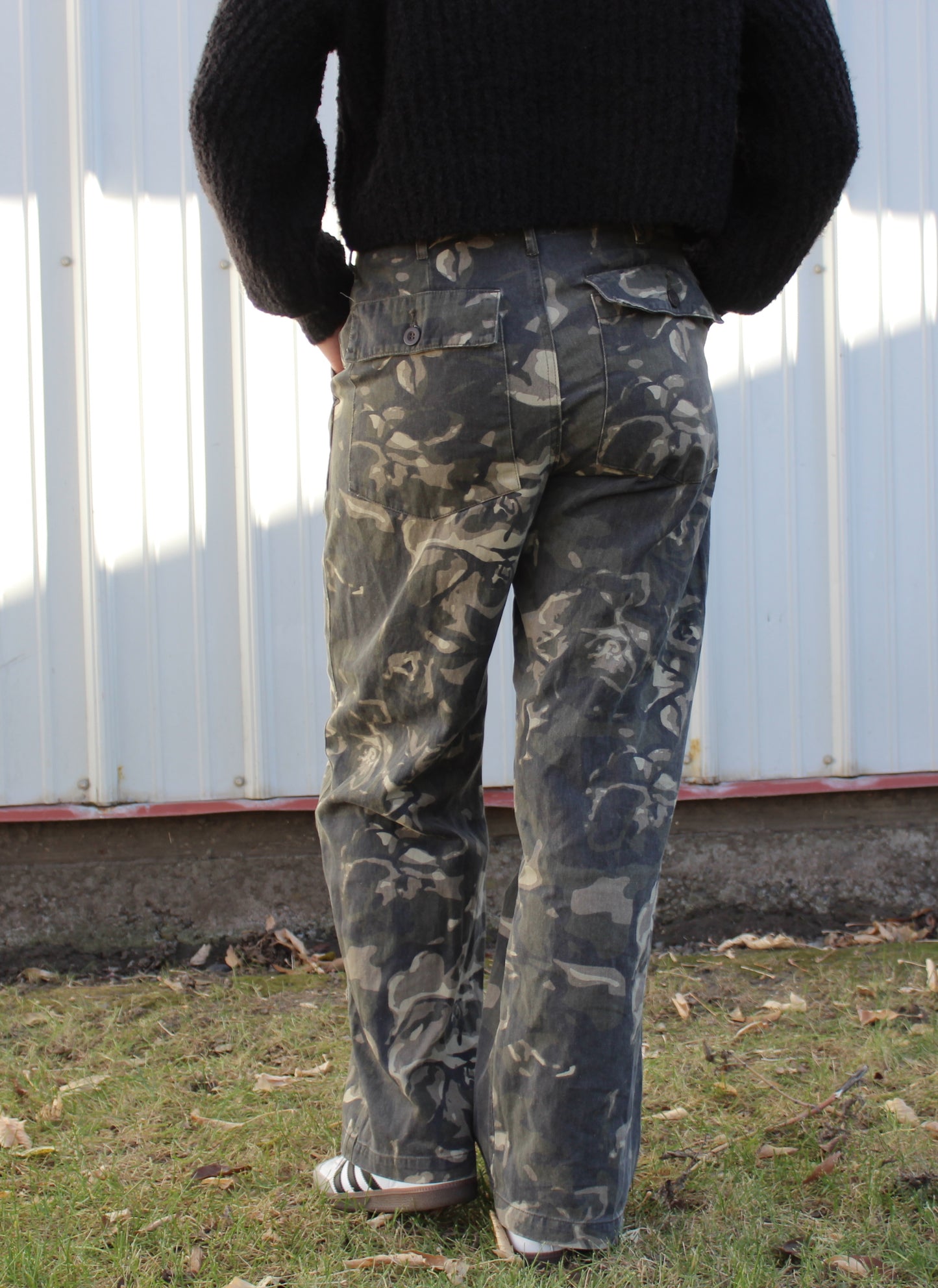 Camo Straight Leg Pants