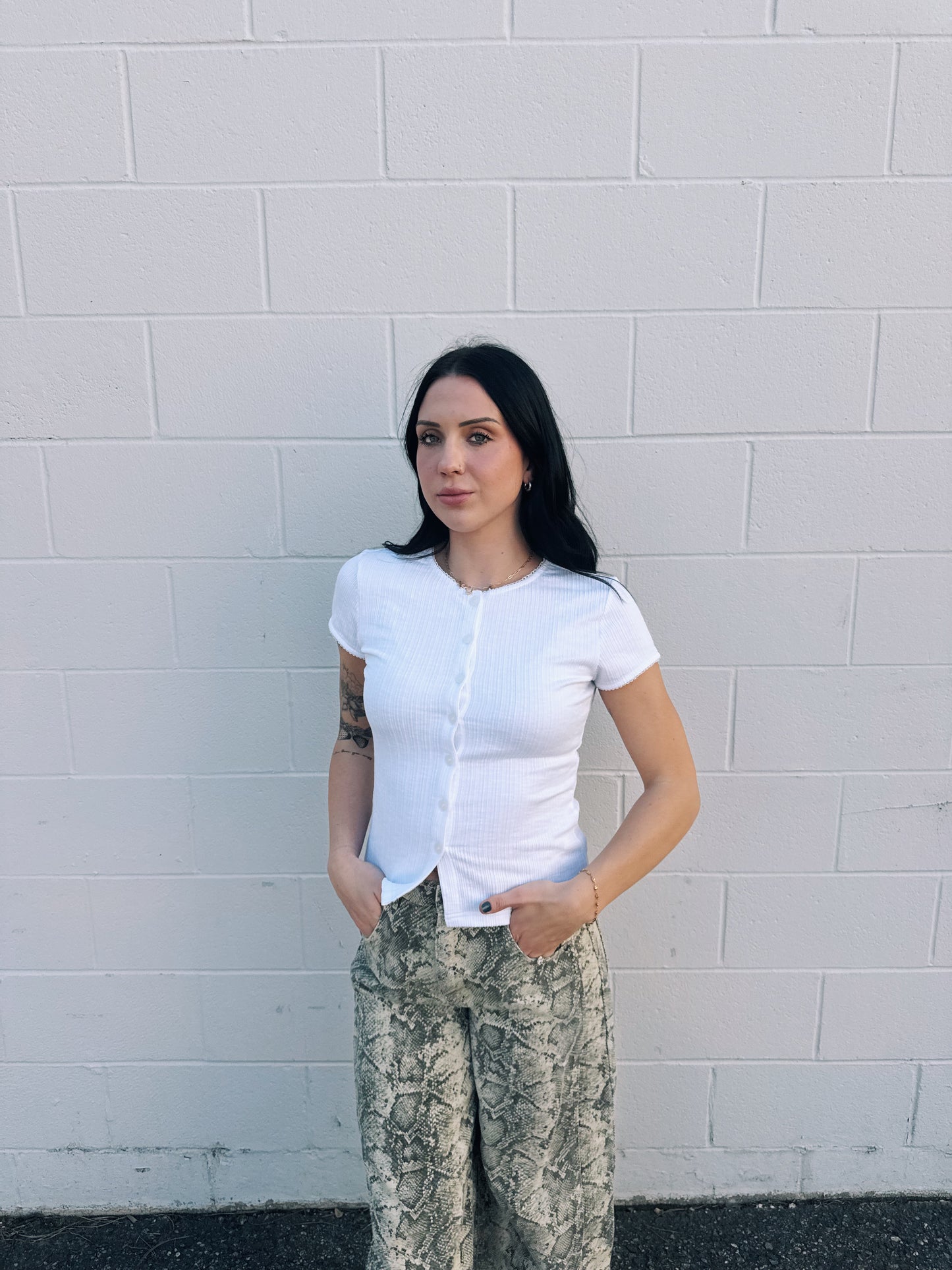 White Button Down Shirt