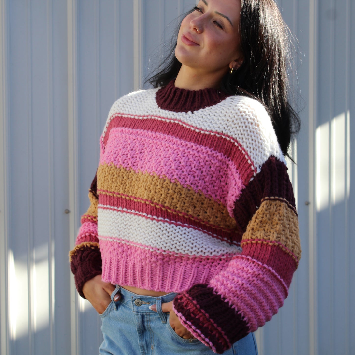 Multicolor Striped Sweater
