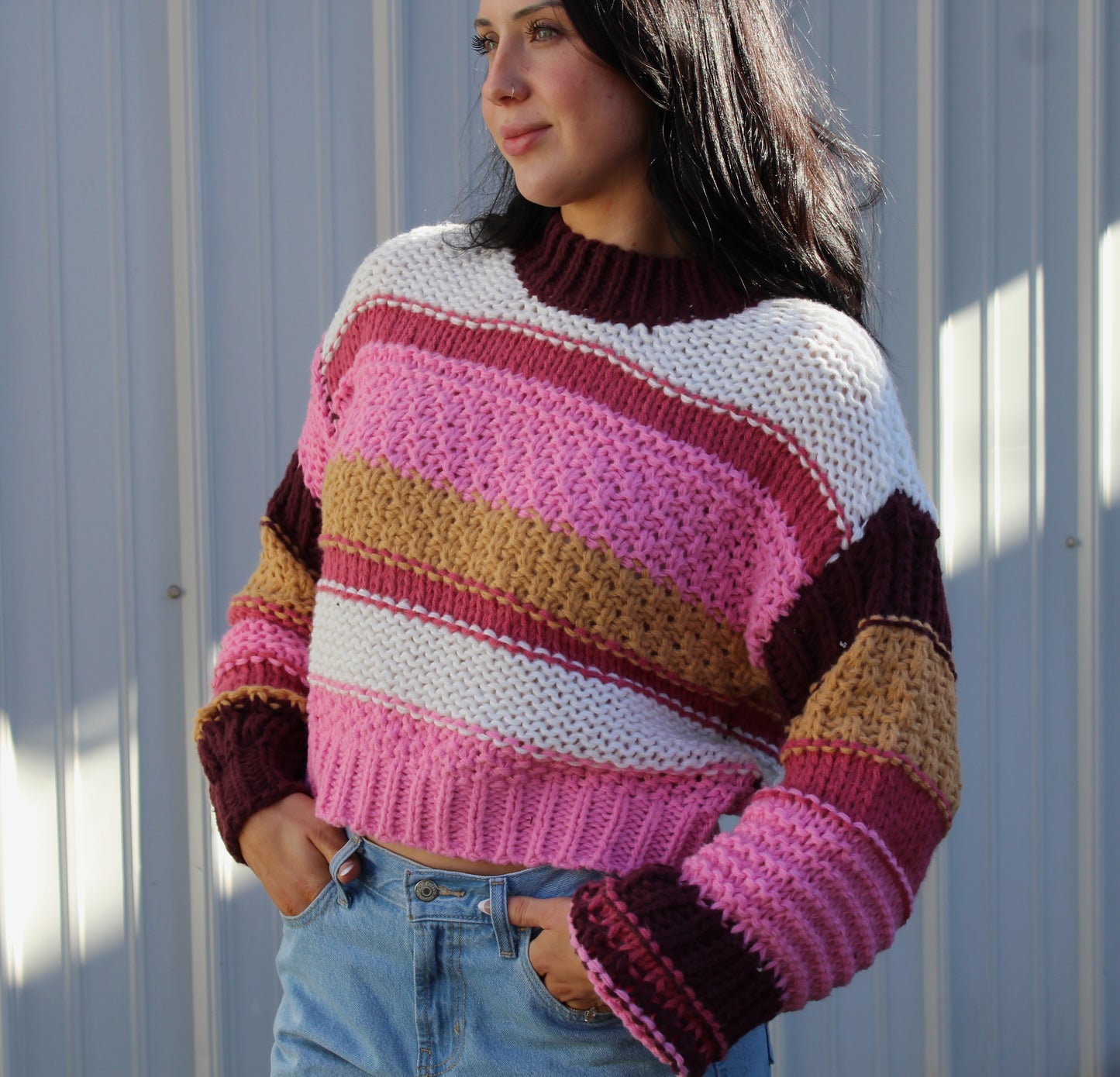 Multicolor Striped Sweater
