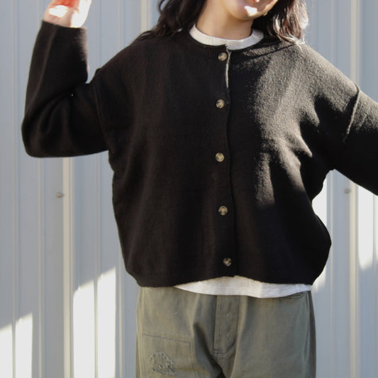 Black Button Down Cardigan