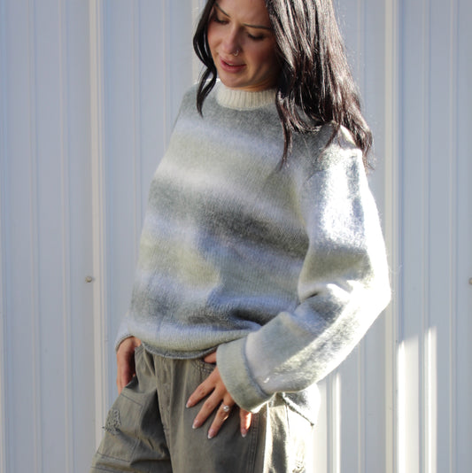 Ombré Earth Tone Sweater