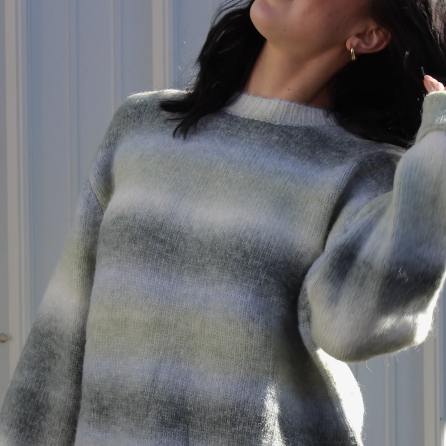 Ombré Earth Tone Sweater